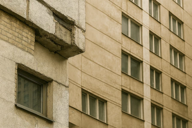 劣化したマンションイメージ 劣化したマンションイメージ