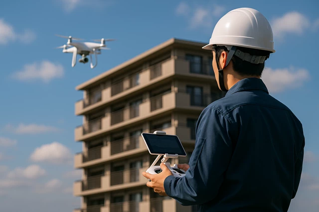 ドローン外壁診断で建物を空から守る時代へ