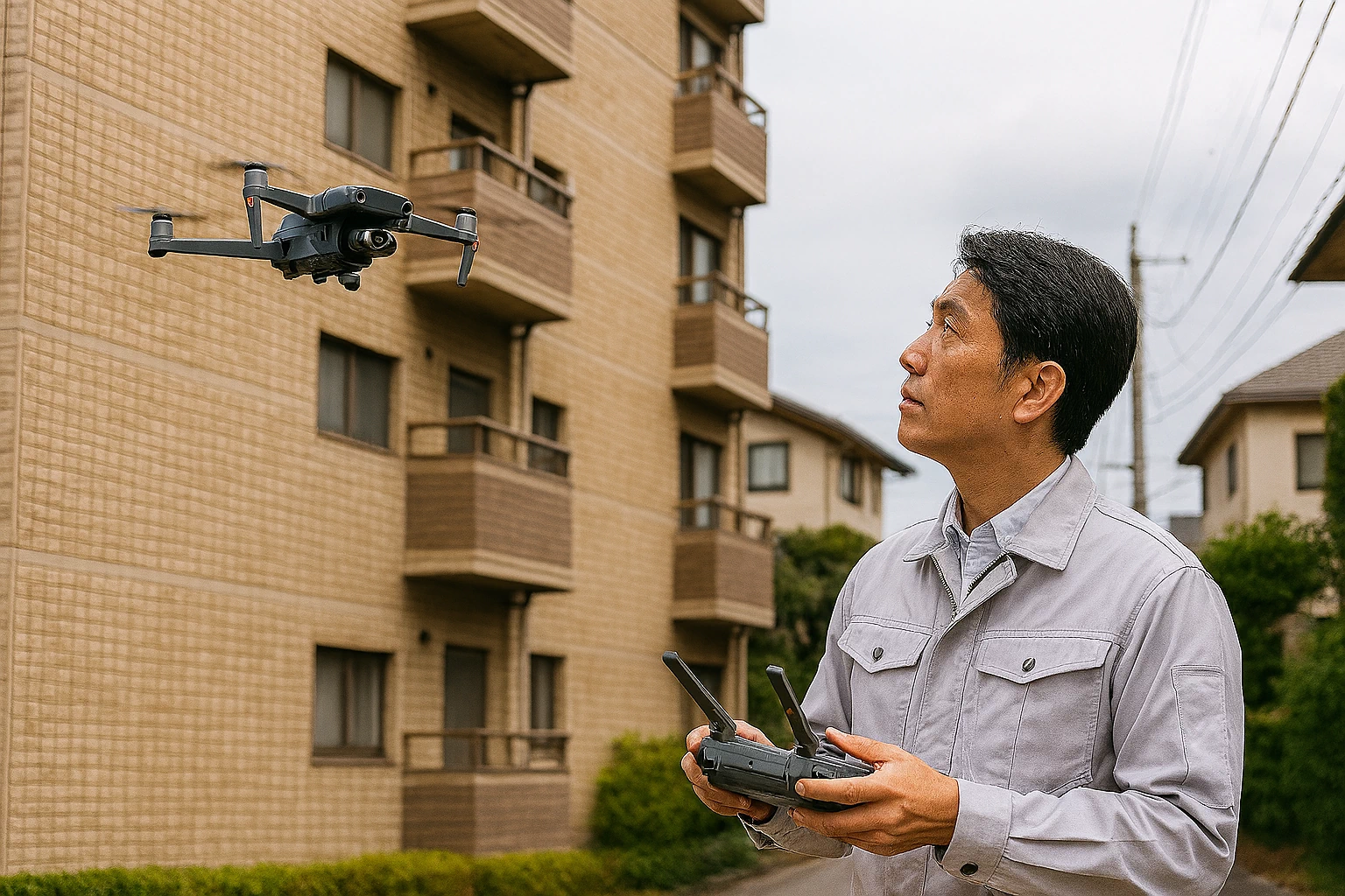 ドローン外壁診断で建物を空から守る時代へ